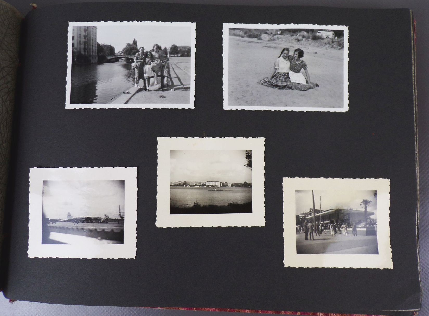 Altes Fotoalbum Kinderheit Urlaub Trassenheide VW Käfer Auto Altes Fotoalbum Kinderheit Urlaub Trassenheide VW Käfer Auto