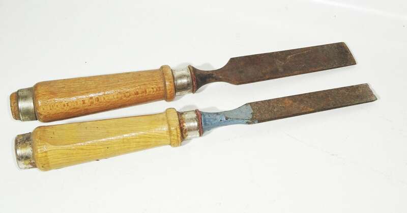 Alte Stechbeitel Stemmeisen 8 Stück Werkzeug 