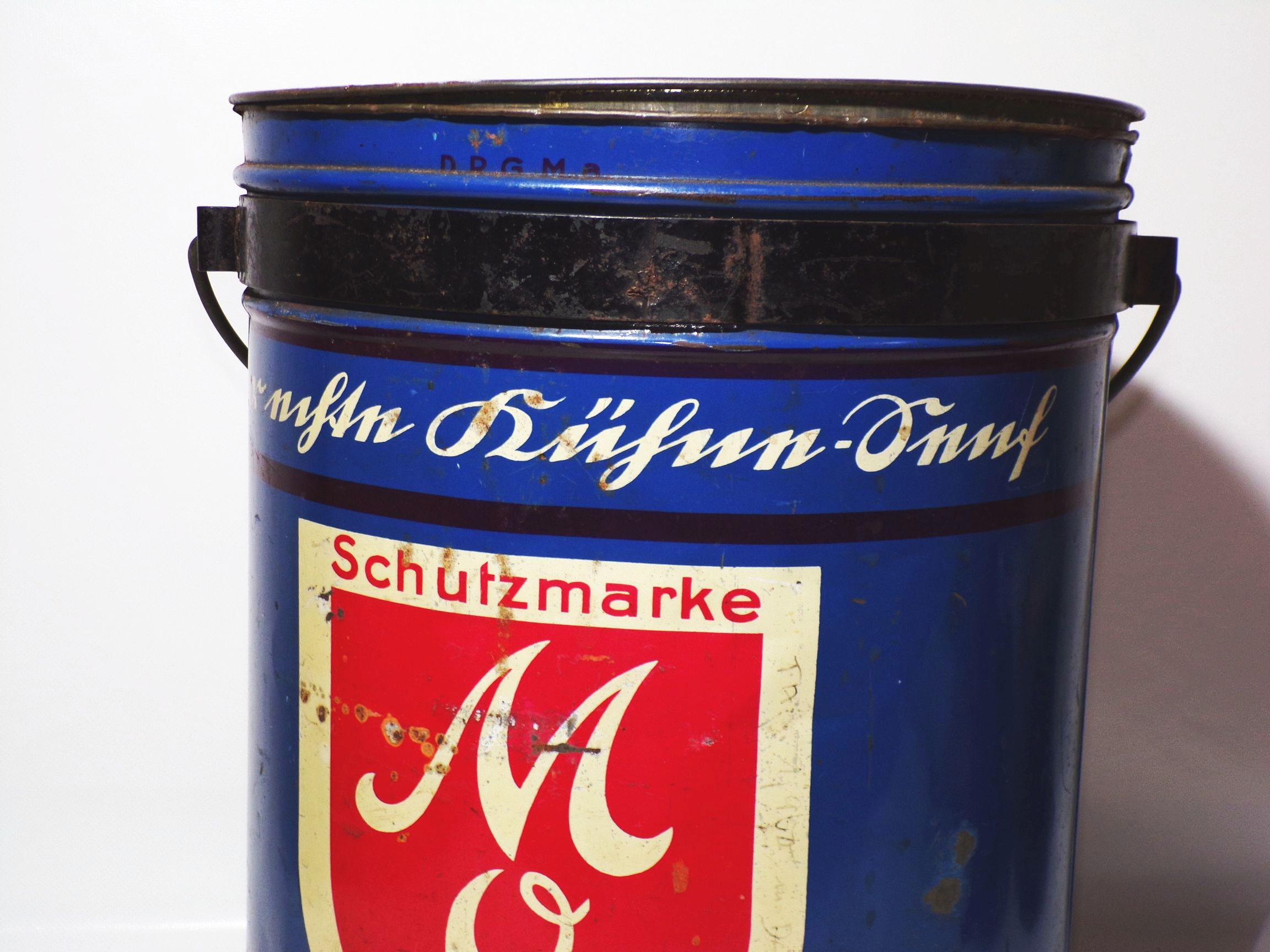 Alte Blechdose Kühne Senf Spender 1930er Reklame Sammler Metalldose 