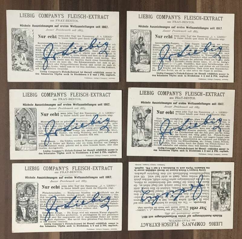Liebig Sammelbilder Kleines Volk Fleisch Extract 6 Stück Nr 272