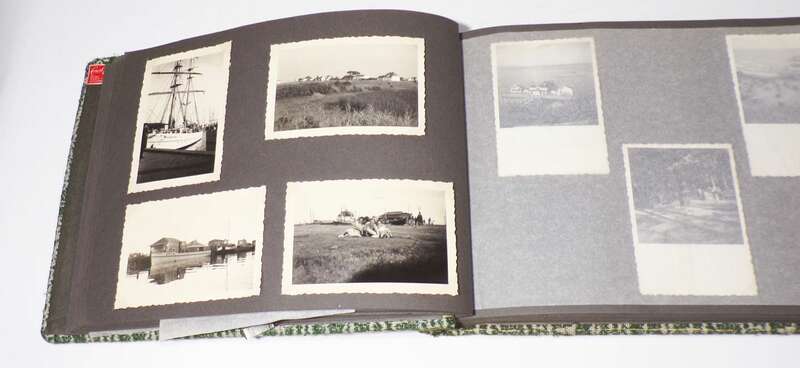 Familienfotos Fotoalbum 2 Stück 1930er 1950er vintage Fotos