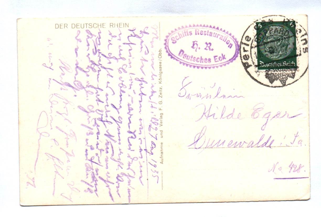 Ak Burg Rheinstein 1935 Der Deutsche Rhein Ak Burg Rheinstein 1935 Der Deutsche Rhein
