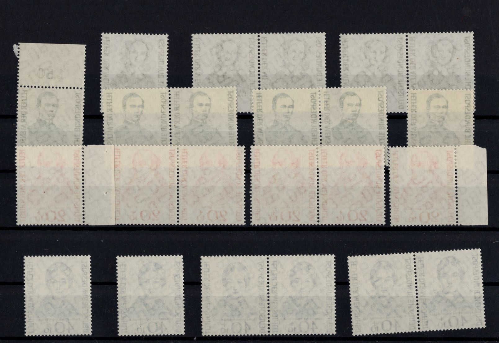 BRD Michel Nr 222 bis 225 postfrisch Helfer der Menschheit BRD Michel Nr 222 bis 225 postfrisch Helfer der Menschheit