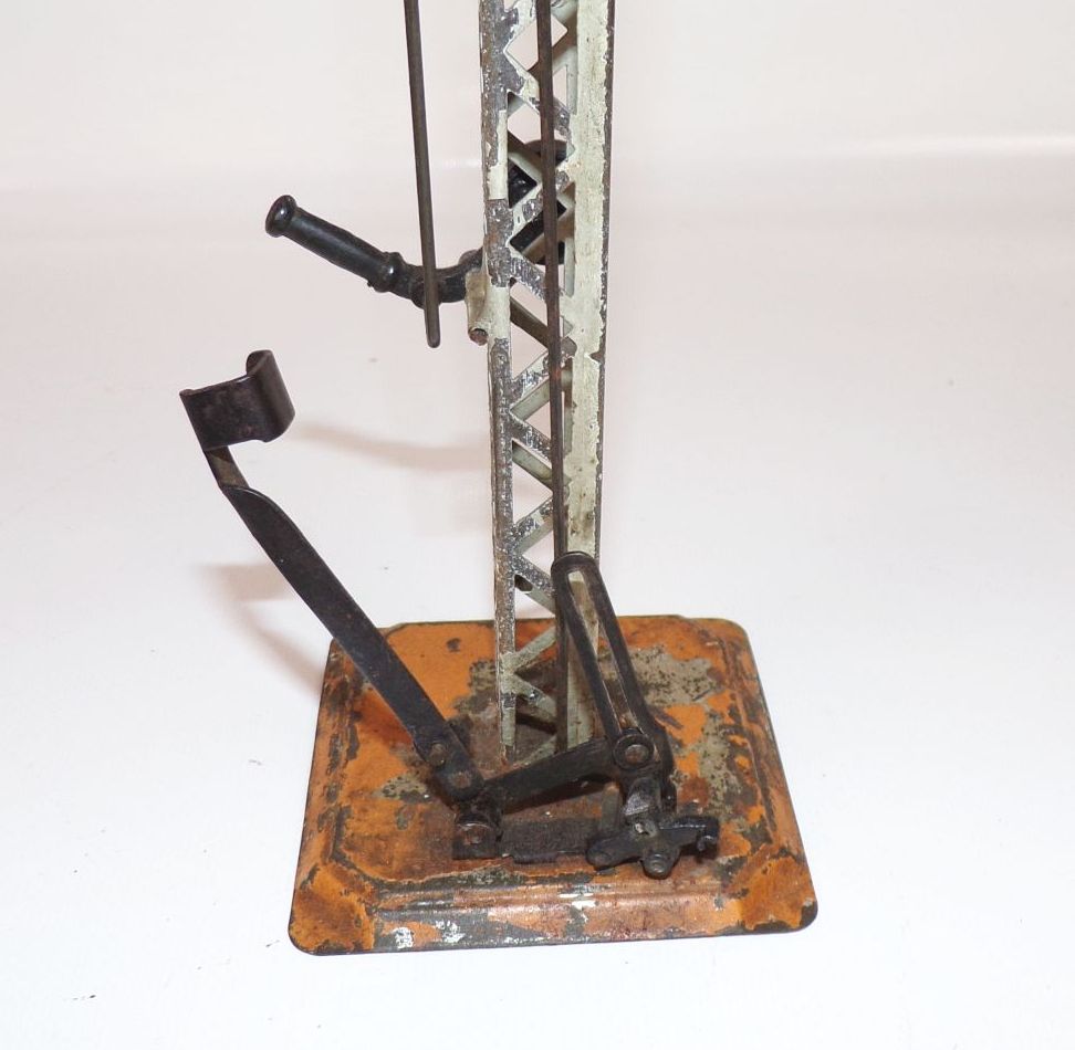 Altes Bing Eisenbahn Signal Spur 1 Blechspielzeug Petroleumlaternen 