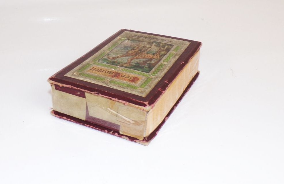 Tier Quartett Spear und Söhne Nürnberg Kartenspiel um 1910