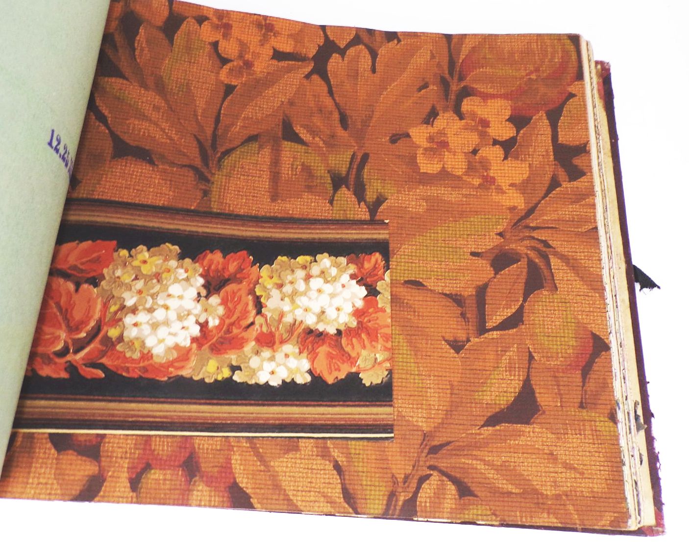 Altes Tapeten Musterbuch Schlote Dresden 1921 Altes Tapeten Musterbuch Schlote Dresden 1921