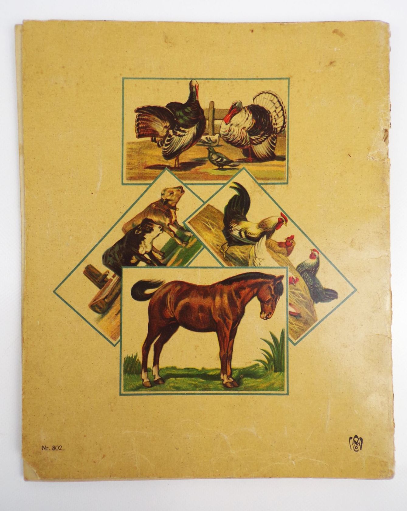 Unsere Lieblingstiere Bilder zum ausschneiden und aufstellen Fröbel Bilder um 1900