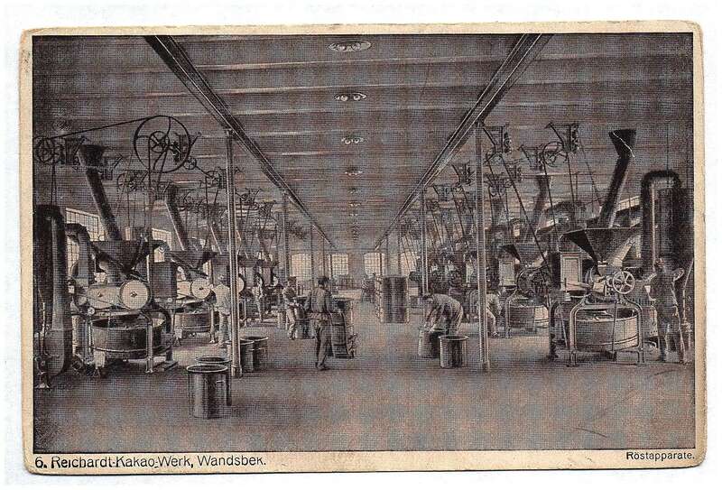 Ansichtskarten Reichardt Kakao Werk Wandsbek 6 Stück Postkarten