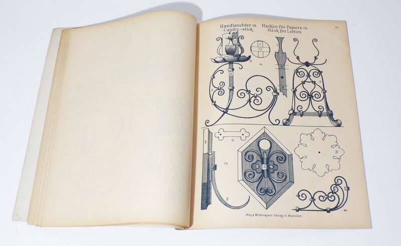 Musterblätter für Metallarbeiten Lechleither um 1910 Ornamente 