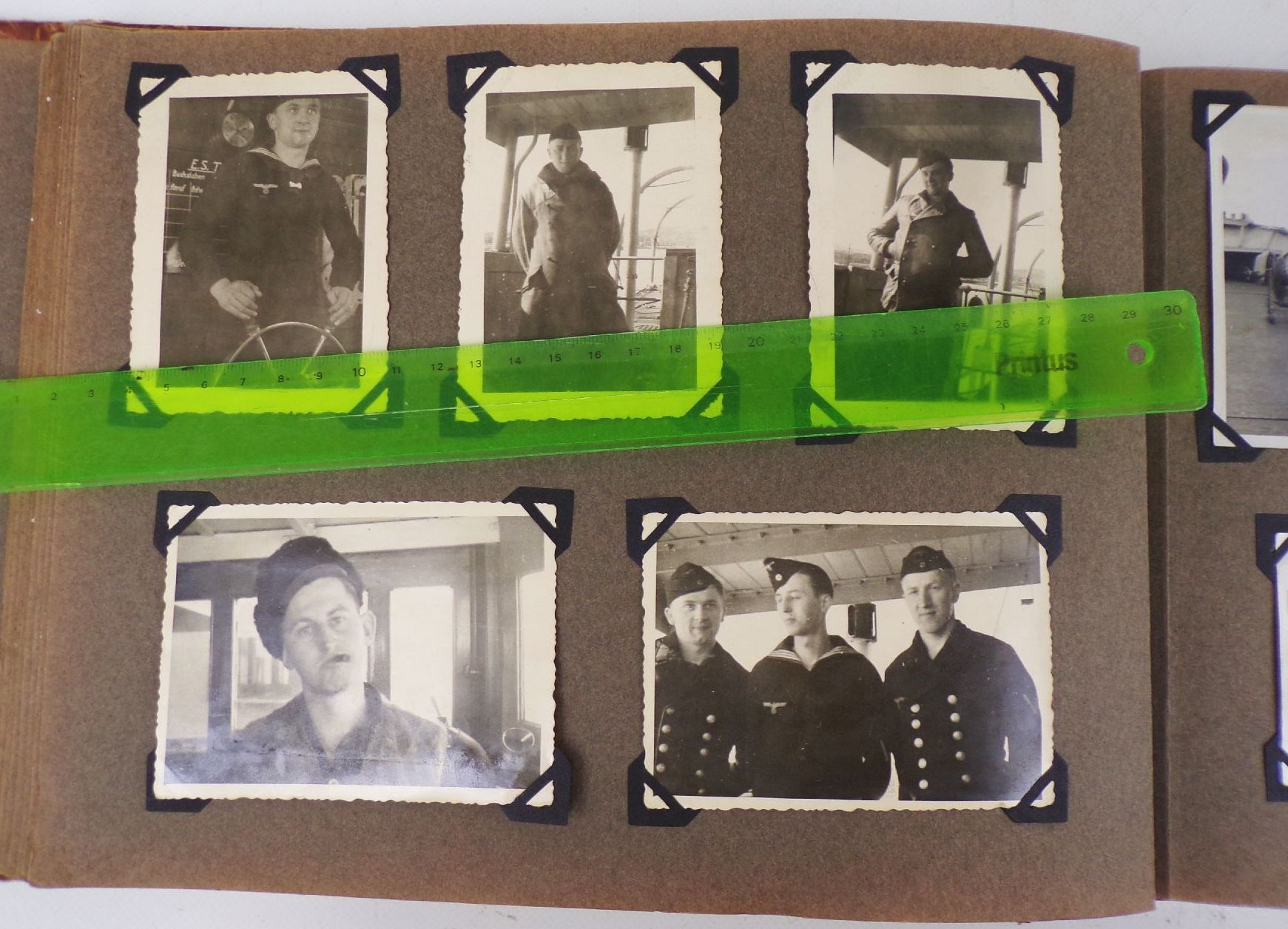 Marine Fotoalbum 2 Wk Schiffe Libau Norwegen Fjorde Matrosen WW2
