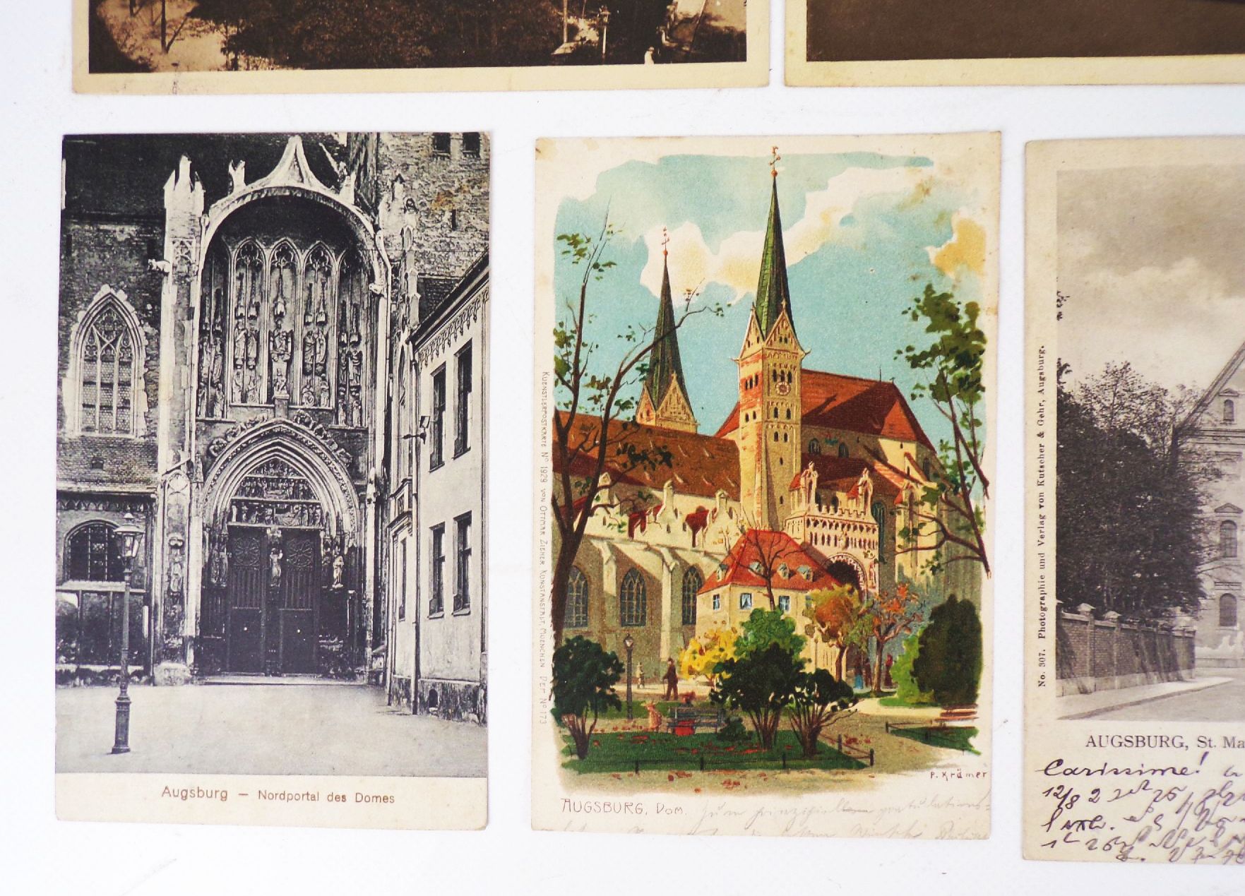 Ak Augsburg 13 Stück um 1910 Sammlung 