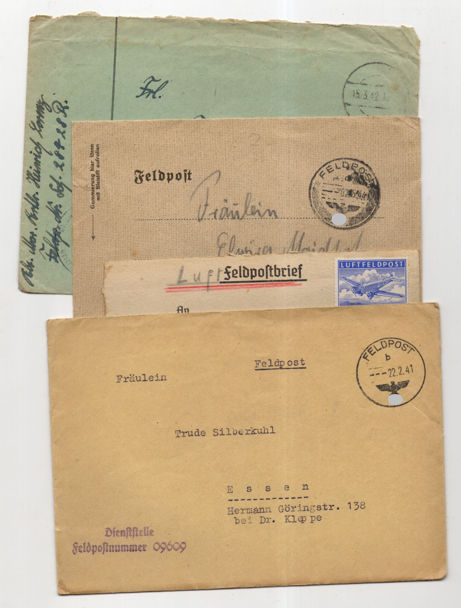Konvolut Feldpostbriefe 2 Wk Stempel aus Sammler Nachlass Konvolut Feldpostbriefe 2 Wk Stempel aus Sammler Nachlass