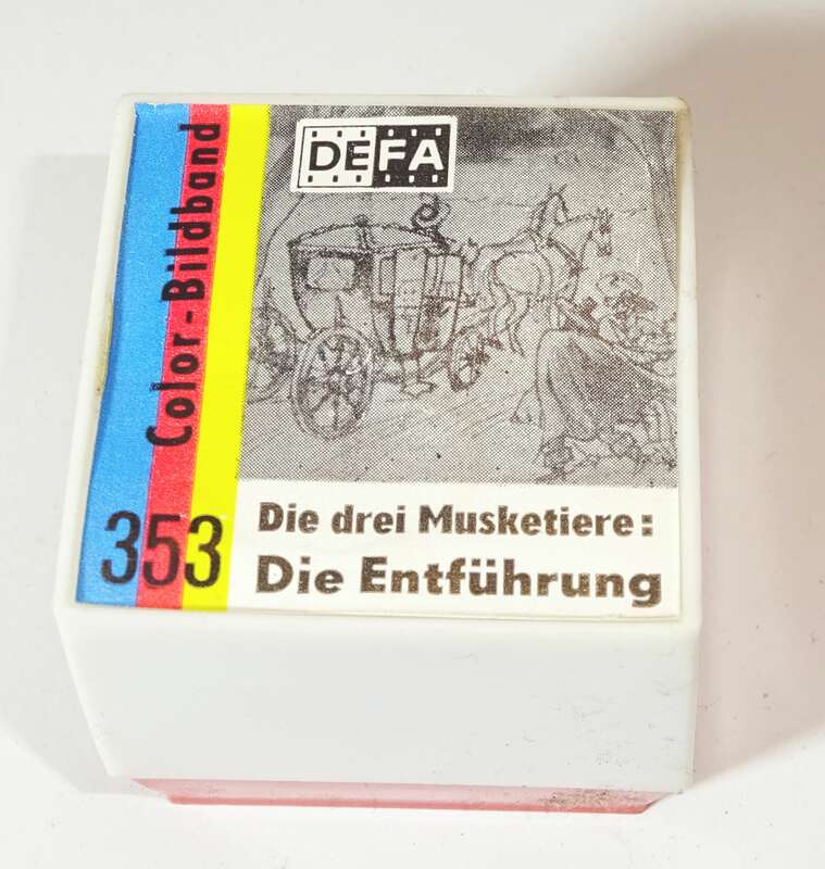 Defa Color Bildband 353 Die drei Musketiere Die Entführung DDR Diafilm 