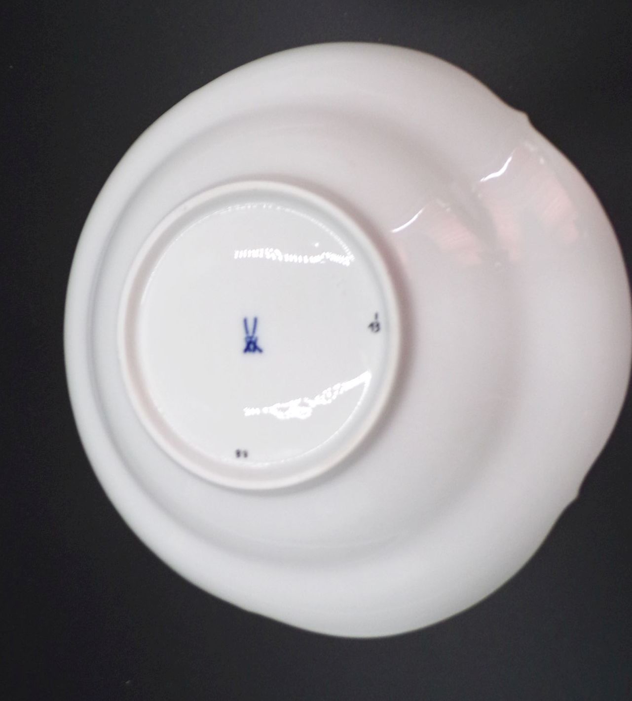 Meissen Suppenteller 2 Wahl Dekor Waldlaub 2 Stück