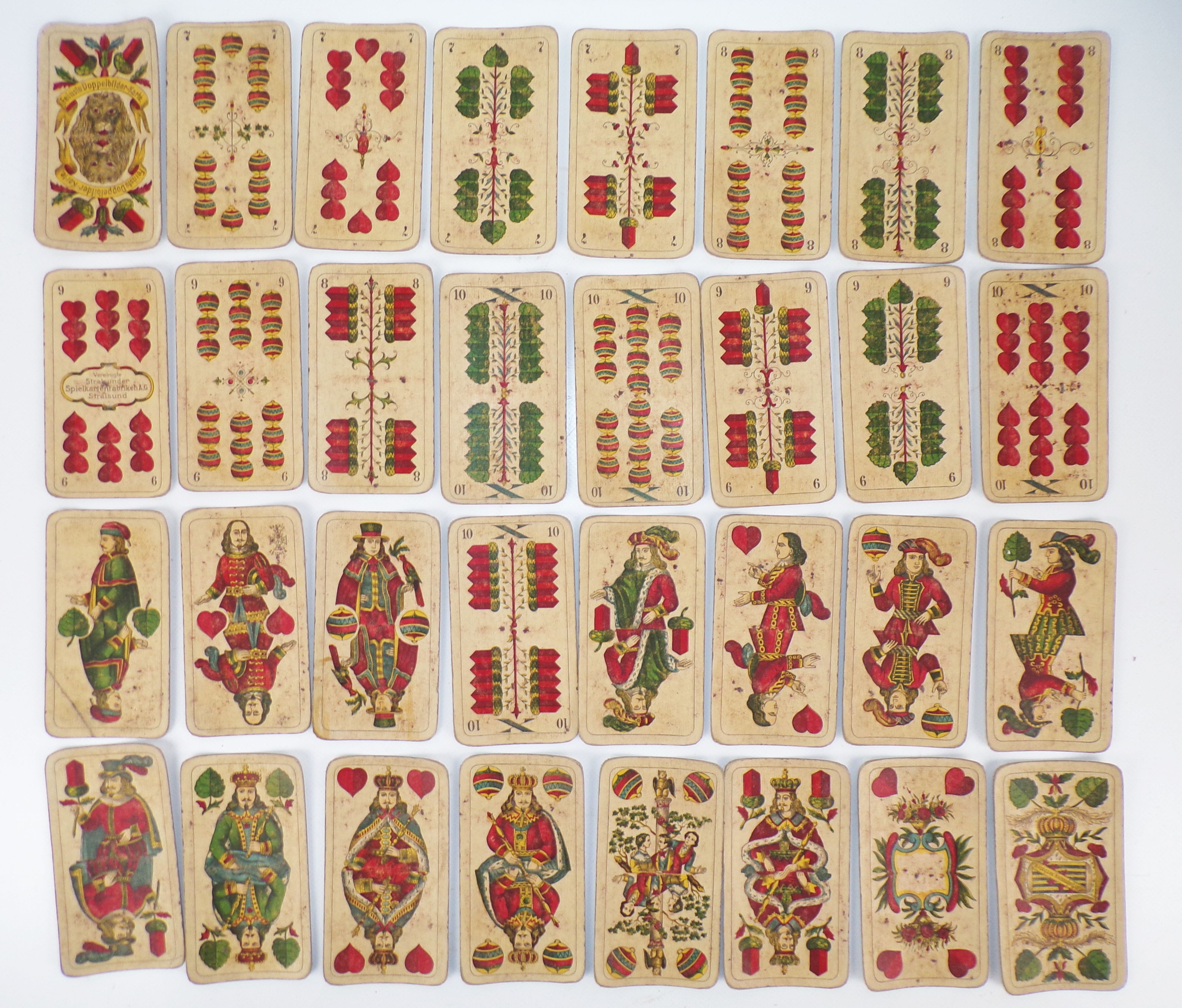 Altes Reklame Kartenspiel Gräfin Mariza Zigarette Jasmatzi Dresden 1930er 