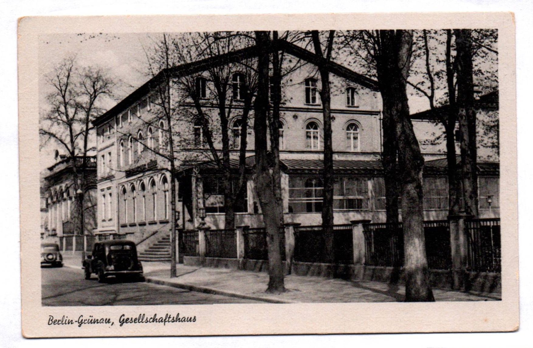 Foto Ak Berlin Grünau DDR Gesellschaftshaus Foto Ak Berlin Grünau DDR Gesellschaftshaus