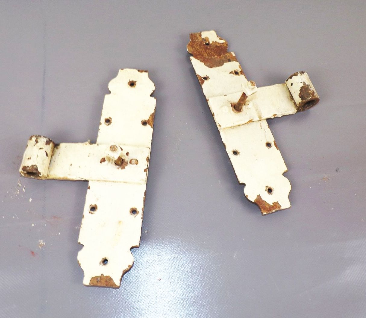 Alte handgeschmiedete Türbänder Eisen Türband