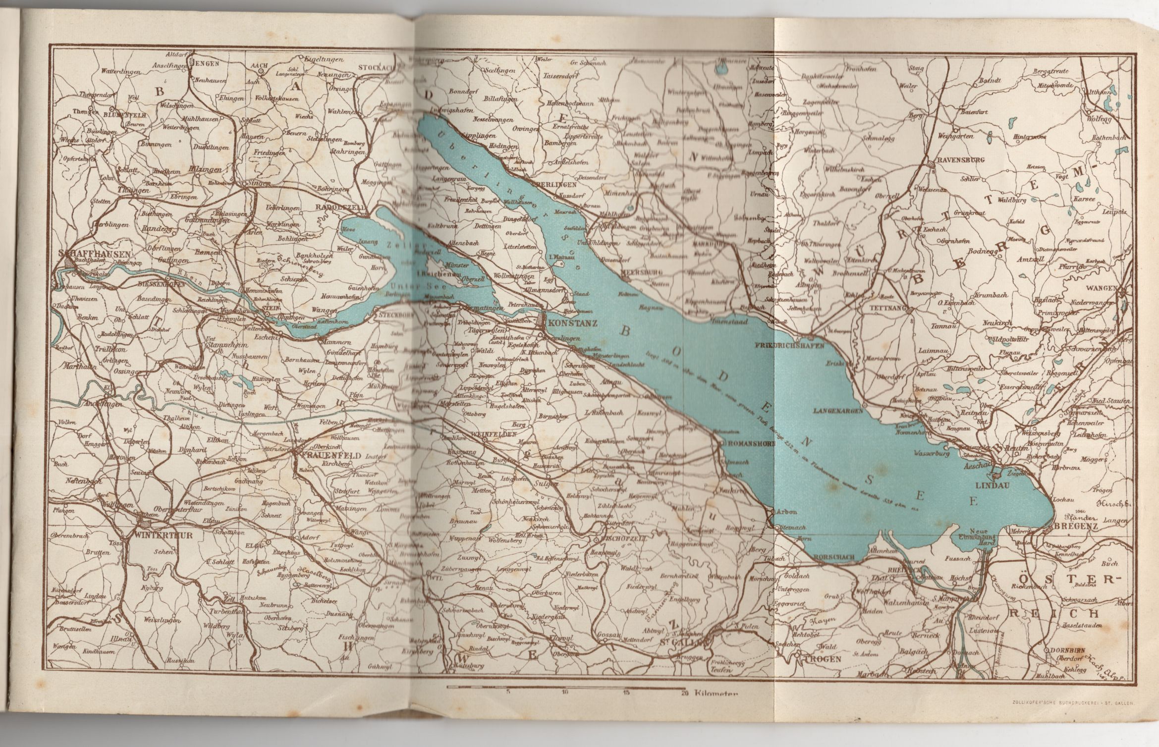 Illustrierter Führer vom Bodensee bis zum Rheinfall 1905