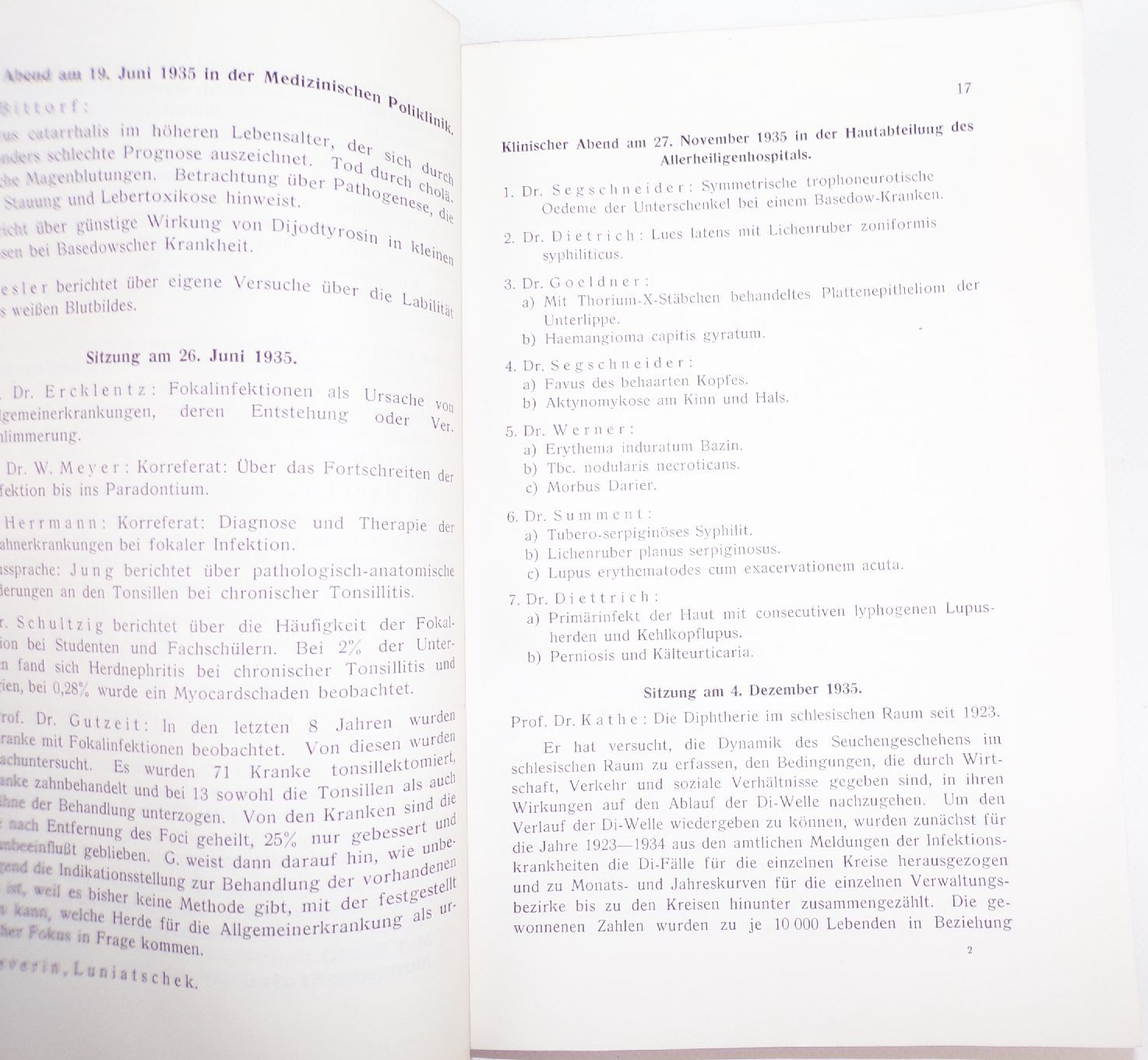 Schlesische Gesellschaft für vaterländische Cultur 1922 bis 1941 