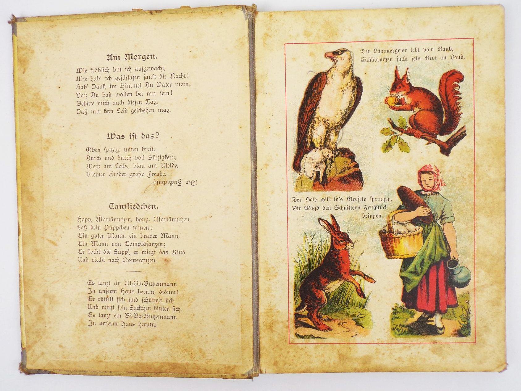 Daheim im Stübchen für Mädchen und Bübchen um 1900 Kinderbilderbuch