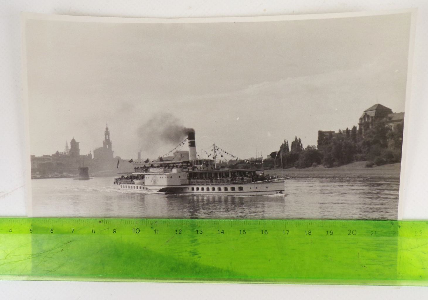 Foto Lot Raddampfer Elbe Dampfschiff 1950 1960er Dresden
