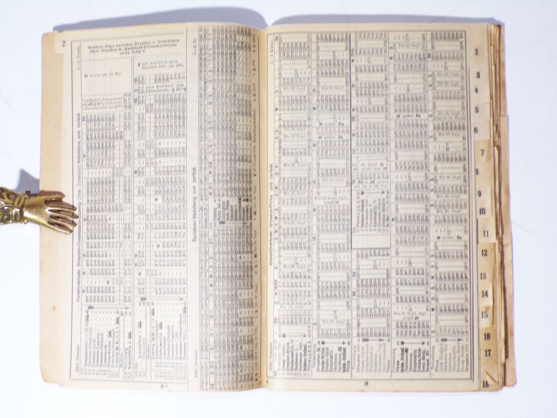Blitz Fahrplan Sommer Ausgabe 1939 Sachsen Mitteldeutschland Sudeten 