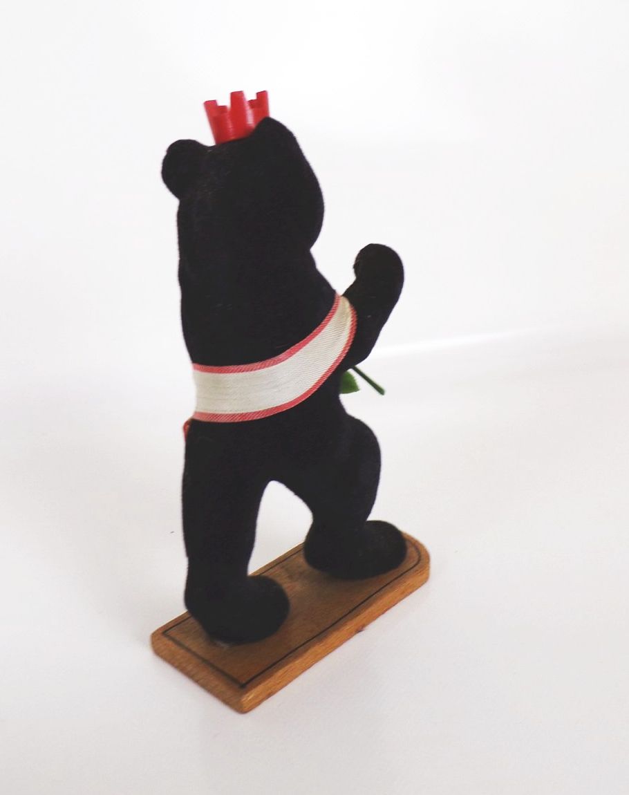 DDR Souvenir Berliner Bär Schwarz Vintage Deko DDR Souvenir Berliner Bär Schwarz Vintage Deko