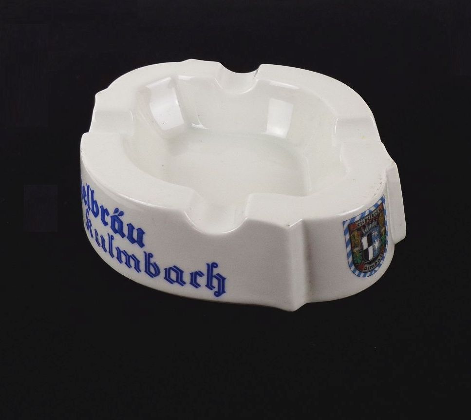 Alter Porzellan Aschenbecher Reichelbräu Kulmbach Bier Reklame Sammler Ascher Alter Porzellan Aschenbecher Reichelbräu Kulmbach Bier Reklame Sammler Ascher