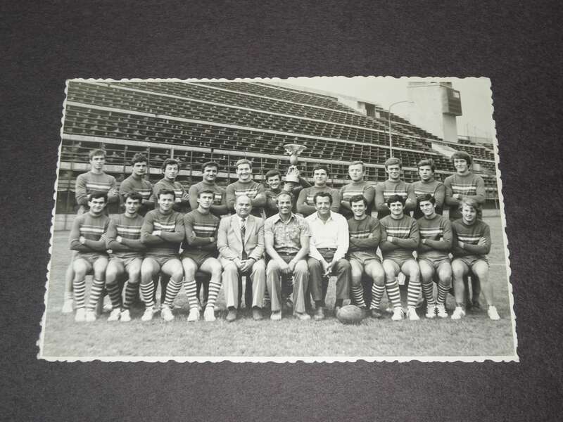 DDR Rugby Fotoalbum Wimpel Weltmeisterschaft Bukarest Sport Nachlass