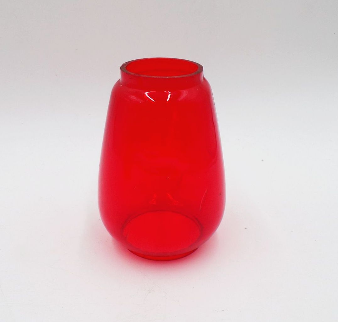 Altes Feuerhand Lampenglas Rot Ersatzglas Lampenschirm Deko Altes Feuerhand Lampenglas Rot Ersatzglas Lampenschirm Deko