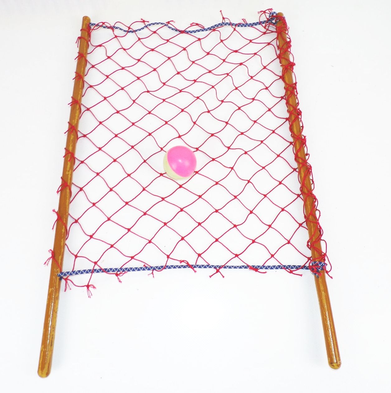 Stab Netzball Spiel Solo Turnier DDR Ballspiel 1950 er Stab Netzball Spiel Solo Turnier DDR Ballspiel 1950 er