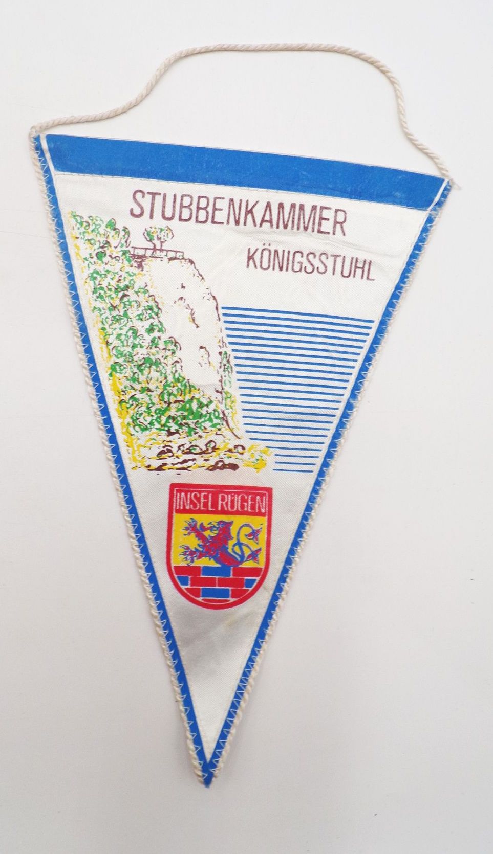 DDR Wimpel Stubbenkammer Königsstuhl Insel Rügen vintage