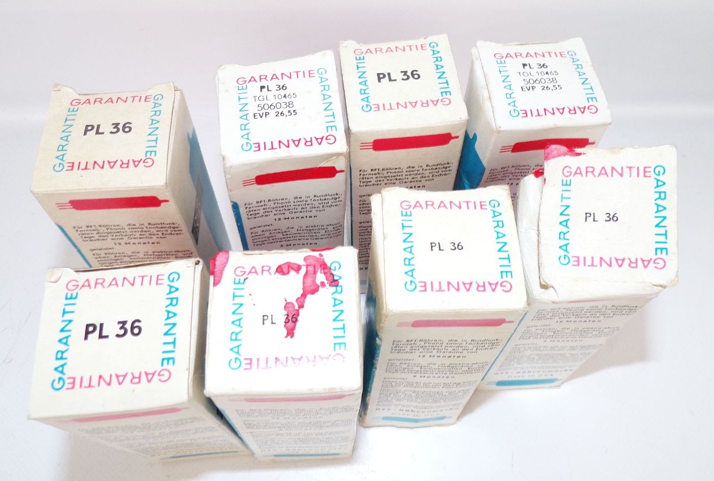 RFT Röhre PL36 tubes 8 Stück