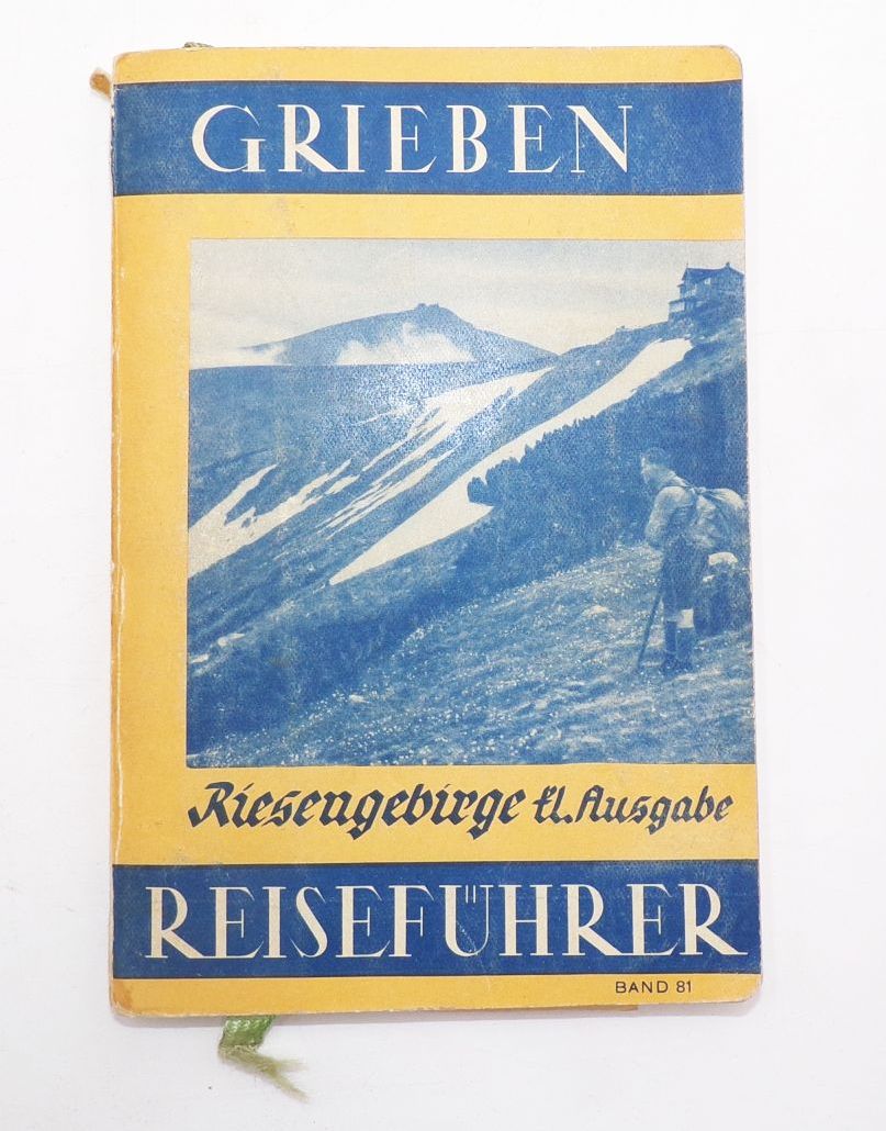 Grieben Reiseführer Riesengebirge kleine Ausgabe Band 81 Schlesien 1938