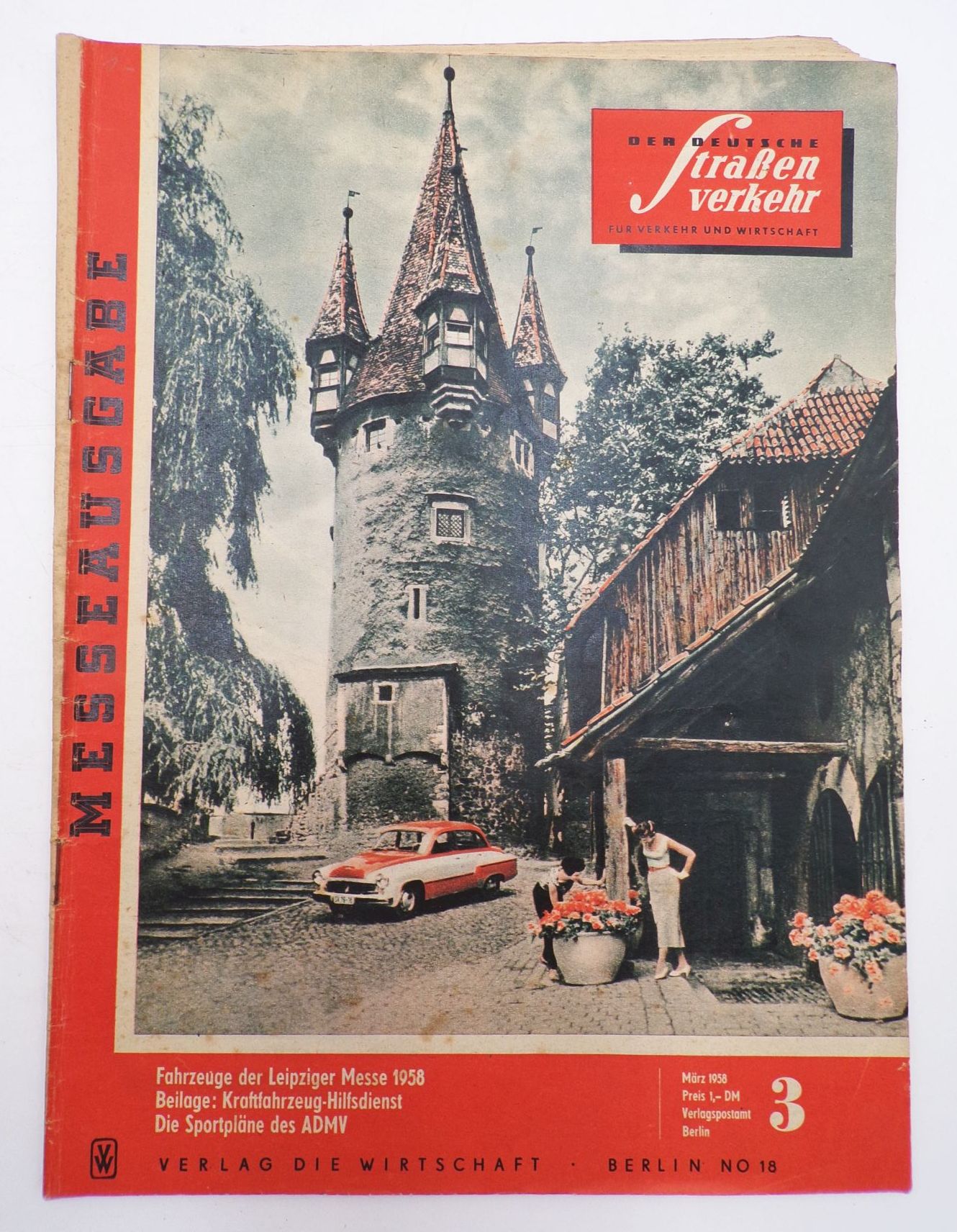 Zeitschrift Der deutsche Straßenverkehr Heft 3 März 1958 Messeausgabe