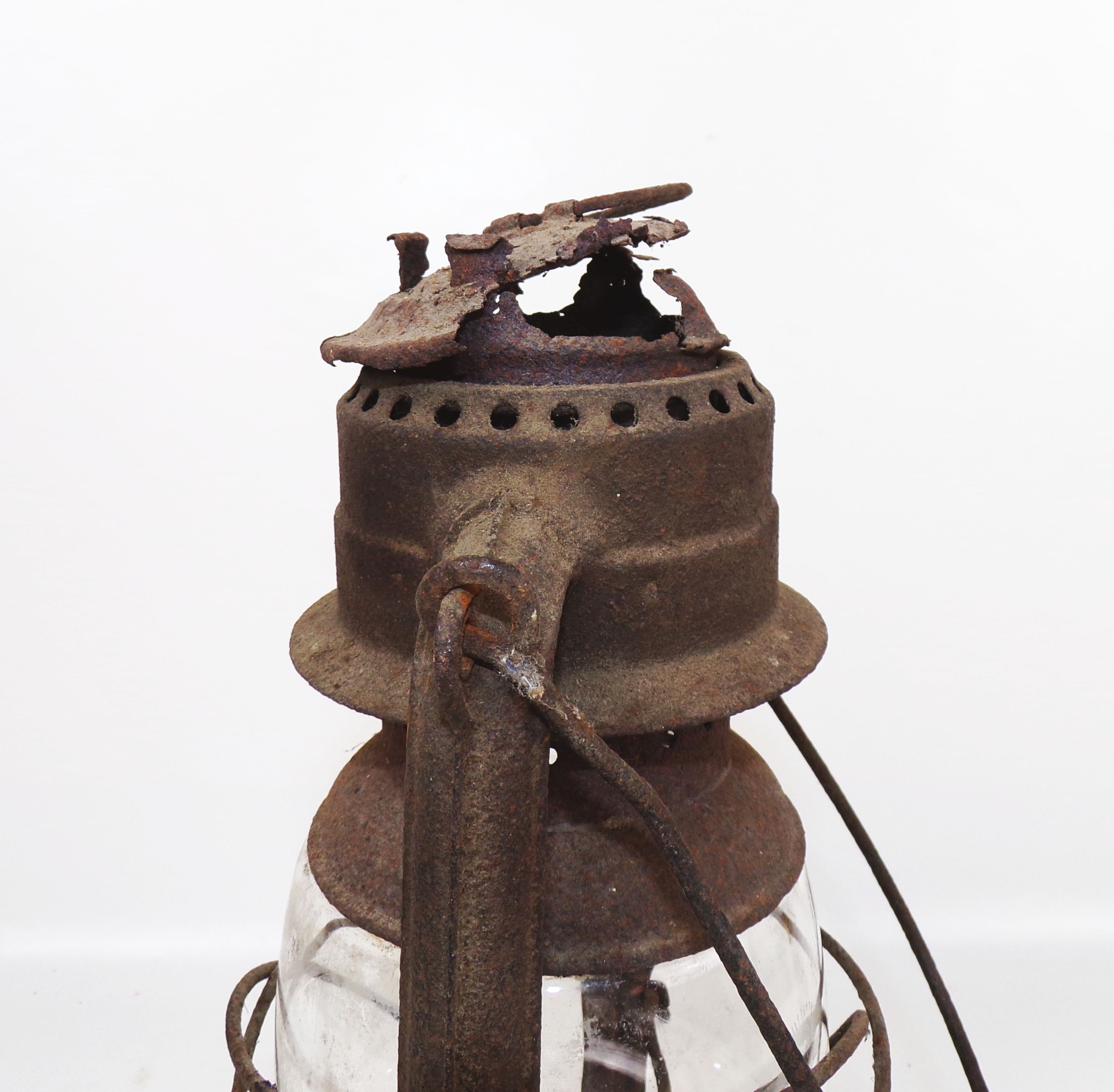 Feuerhand Nr 271 Petroleumlampe Kreis Jerichow mit Feuerhand Glas