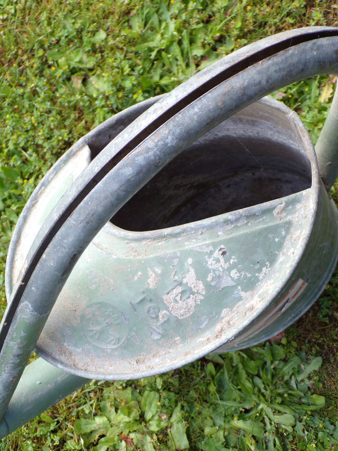 Alte Gießkanne Zinkgießkanne 10 Liter Garten Gartengießkanne Deko