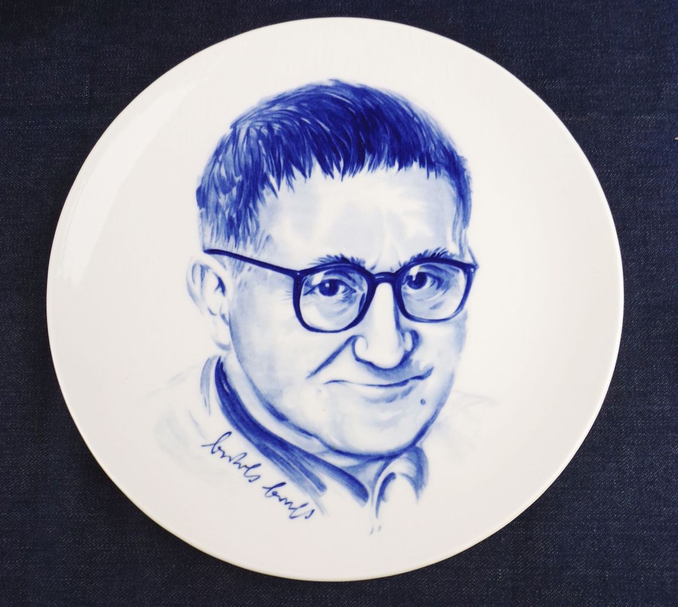 Meissen Wandteller Berthold Brecht 1975 