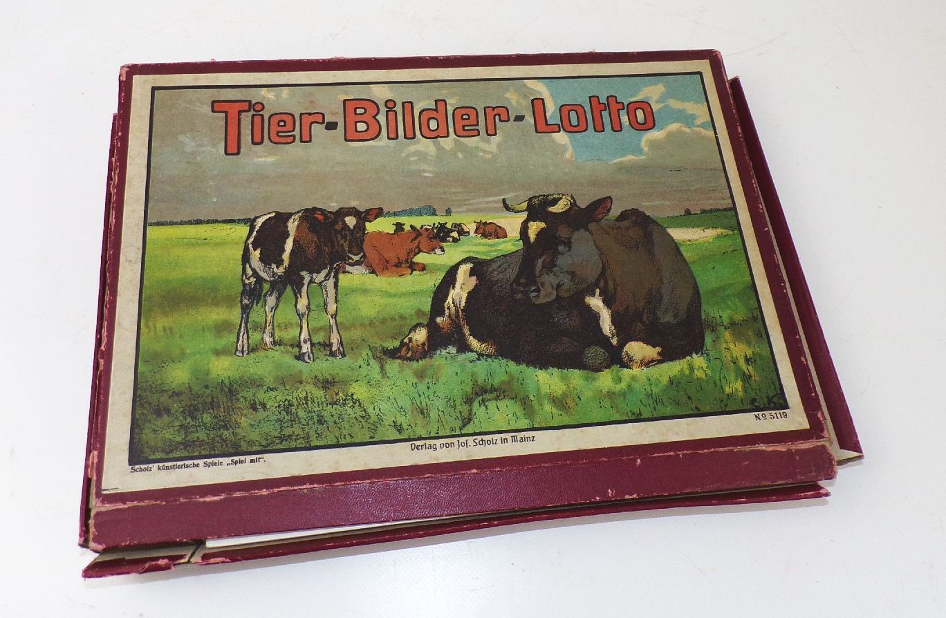 Tier Bilder Lotto Verlag Jos Scholz Mainz No 5119 Legespiel Puzzle
