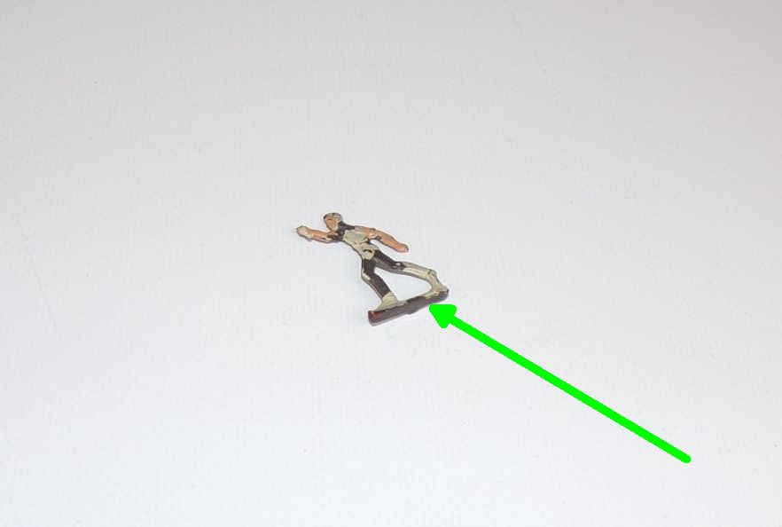 Die Olympischen Spiele Klee Brettspiel um 1930 mit Zinnfiguren