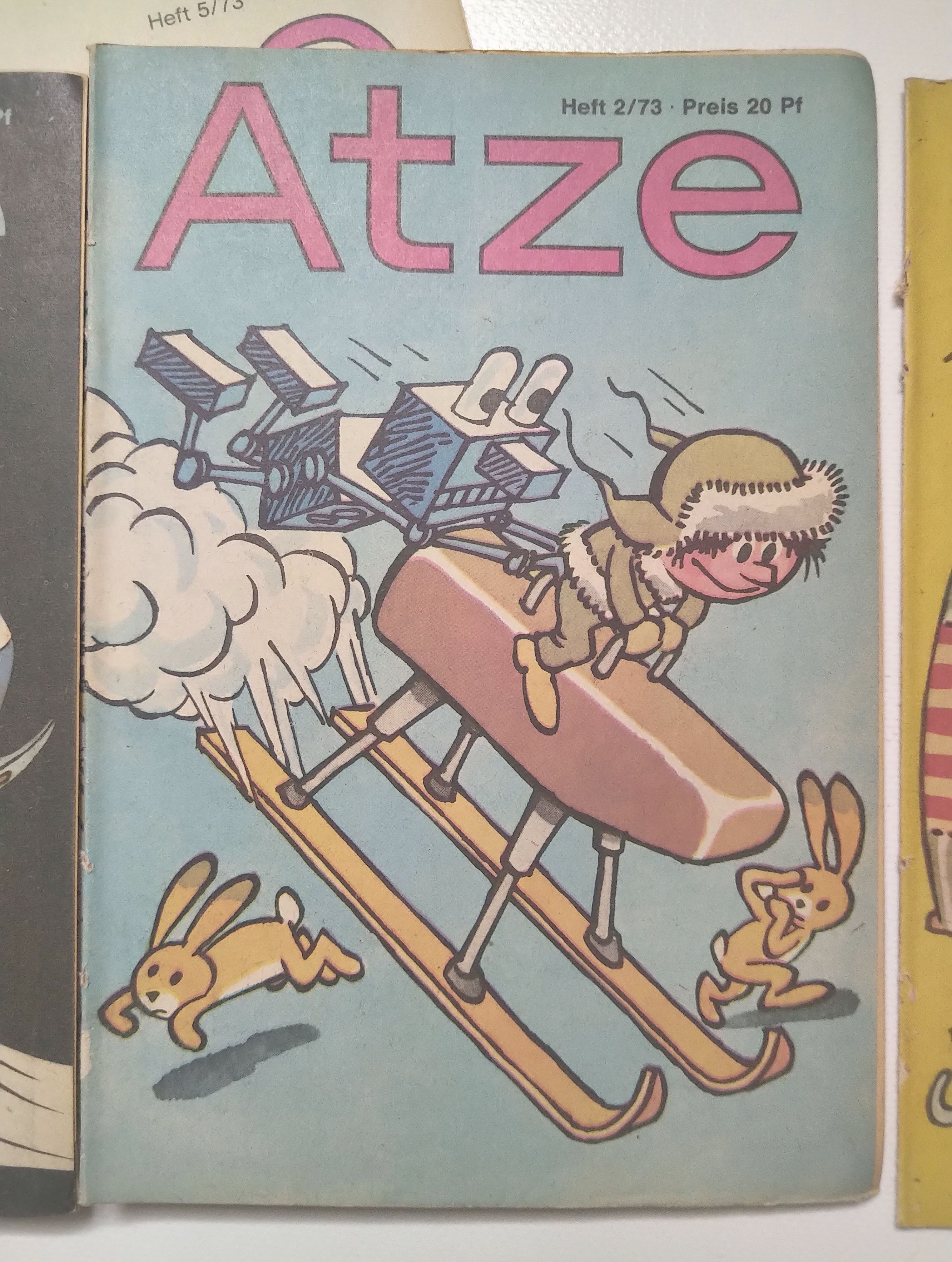 Atze Hefte Original DDR Kinderheft 12 Hefte Jahrgang 1973 Atze Hefte Original DDR Kinderheft 12 Hefte Jahrgang 1973