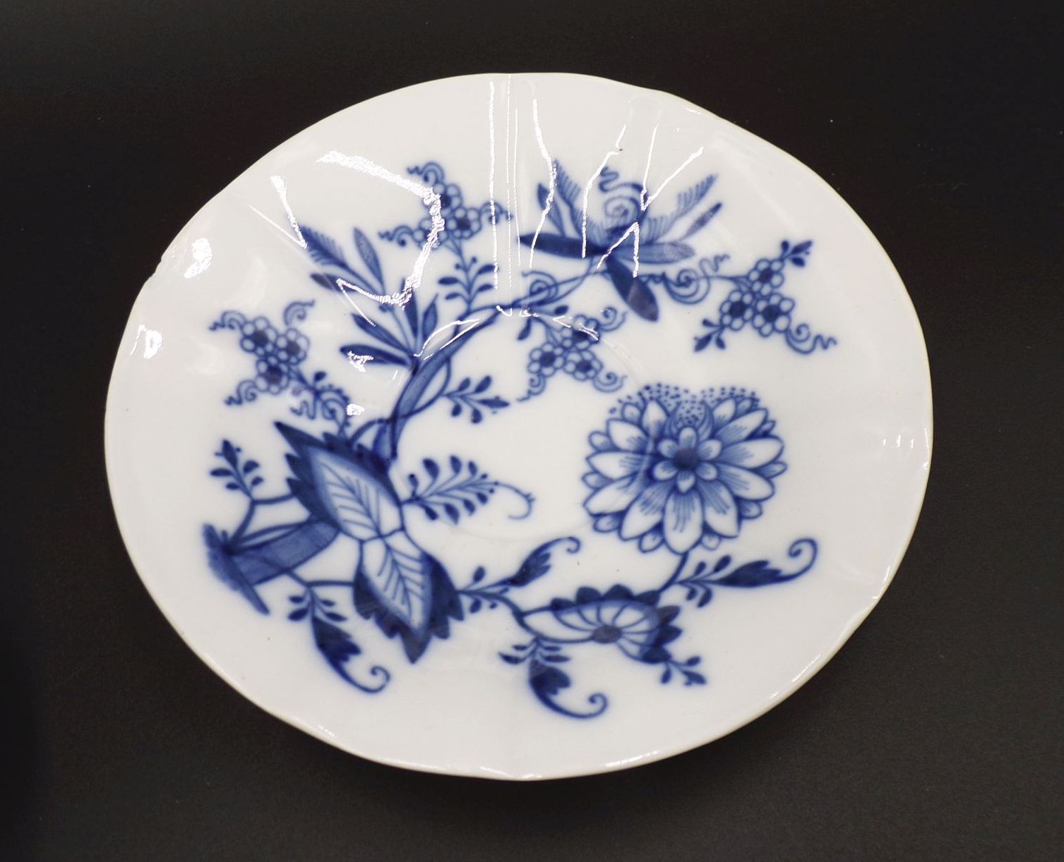 Alte Meissen Tasse mit Untertasse Zwiebelmuster 2 Wahl Form