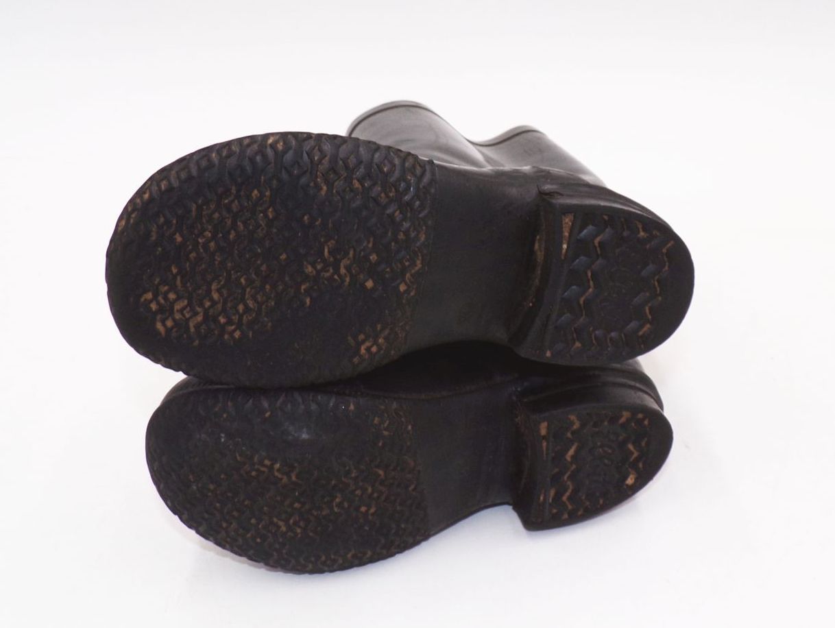Elbit Gummistiefel Kindergröße 23 DDR Schwarz Puppen Accessoire Elbit Gummistiefel Kindergröße 23 DDR Schwarz Puppen Accessoire