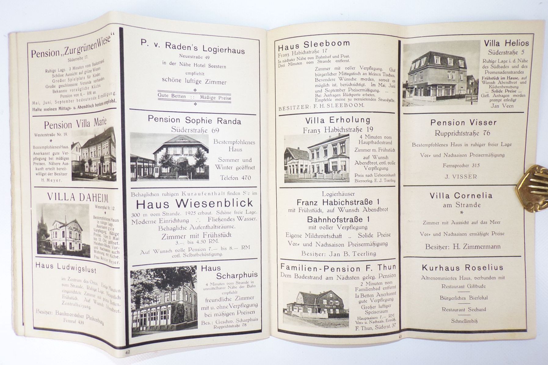 Alte Reise Broschüre Deutschland Nordseebad Borkum 1929 Alte Reise Broschüre Deutschland Nordseebad Borkum 1929