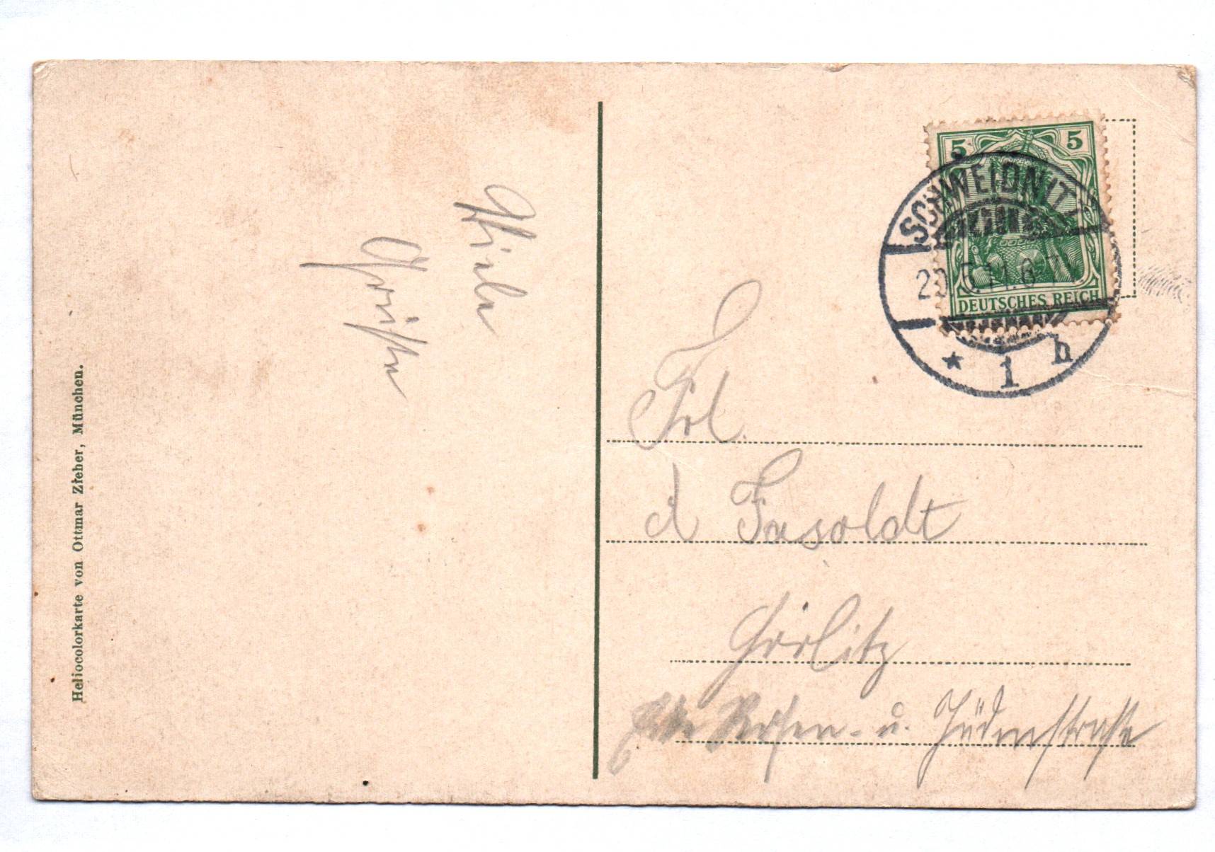 Ak Schweidnitz Belvedere mit Springbrunnen 1911