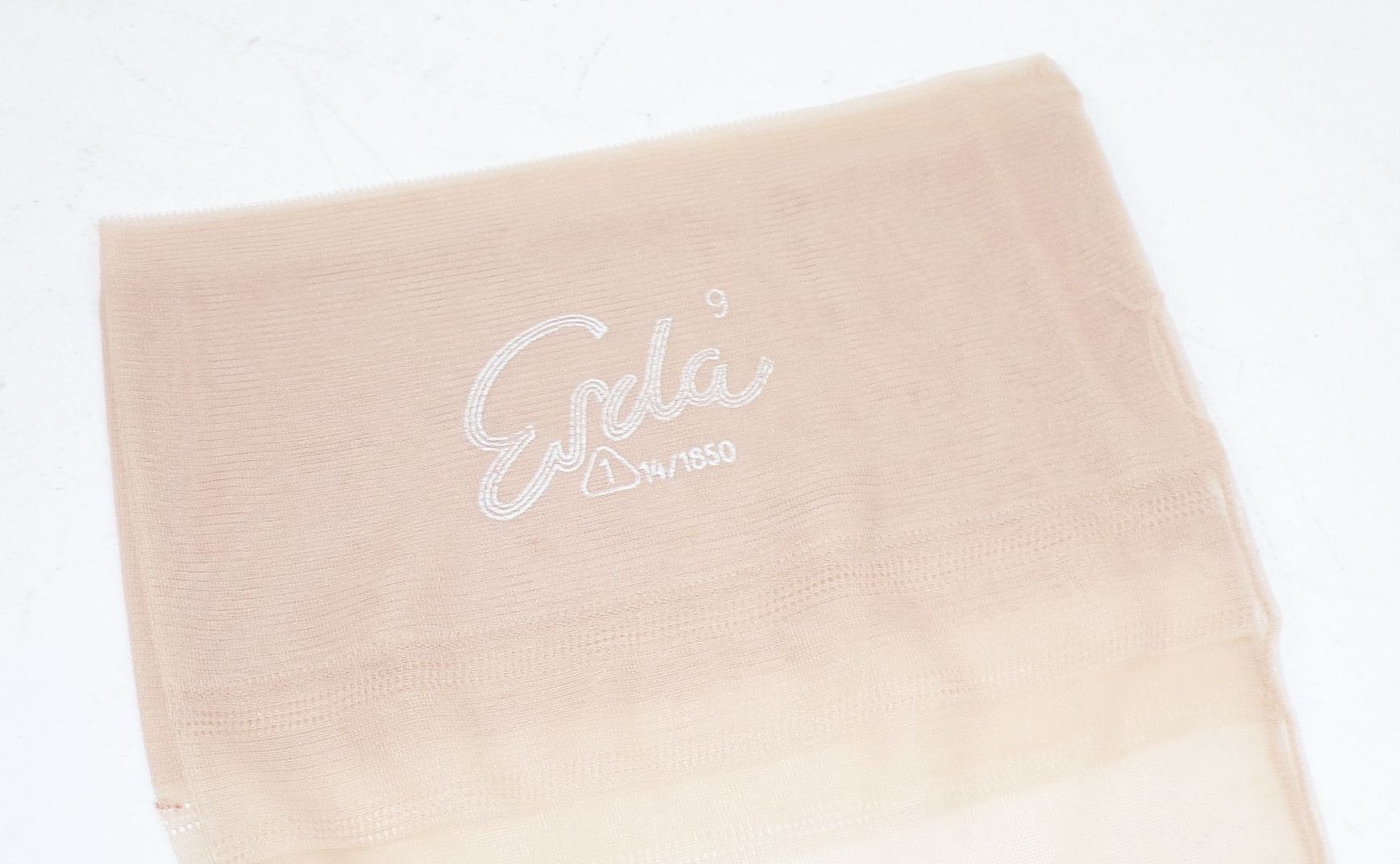 DDR Esda Damen Strümpfe Dederon Feinseide Wolfen Bitterfeld Reklame 1960er 