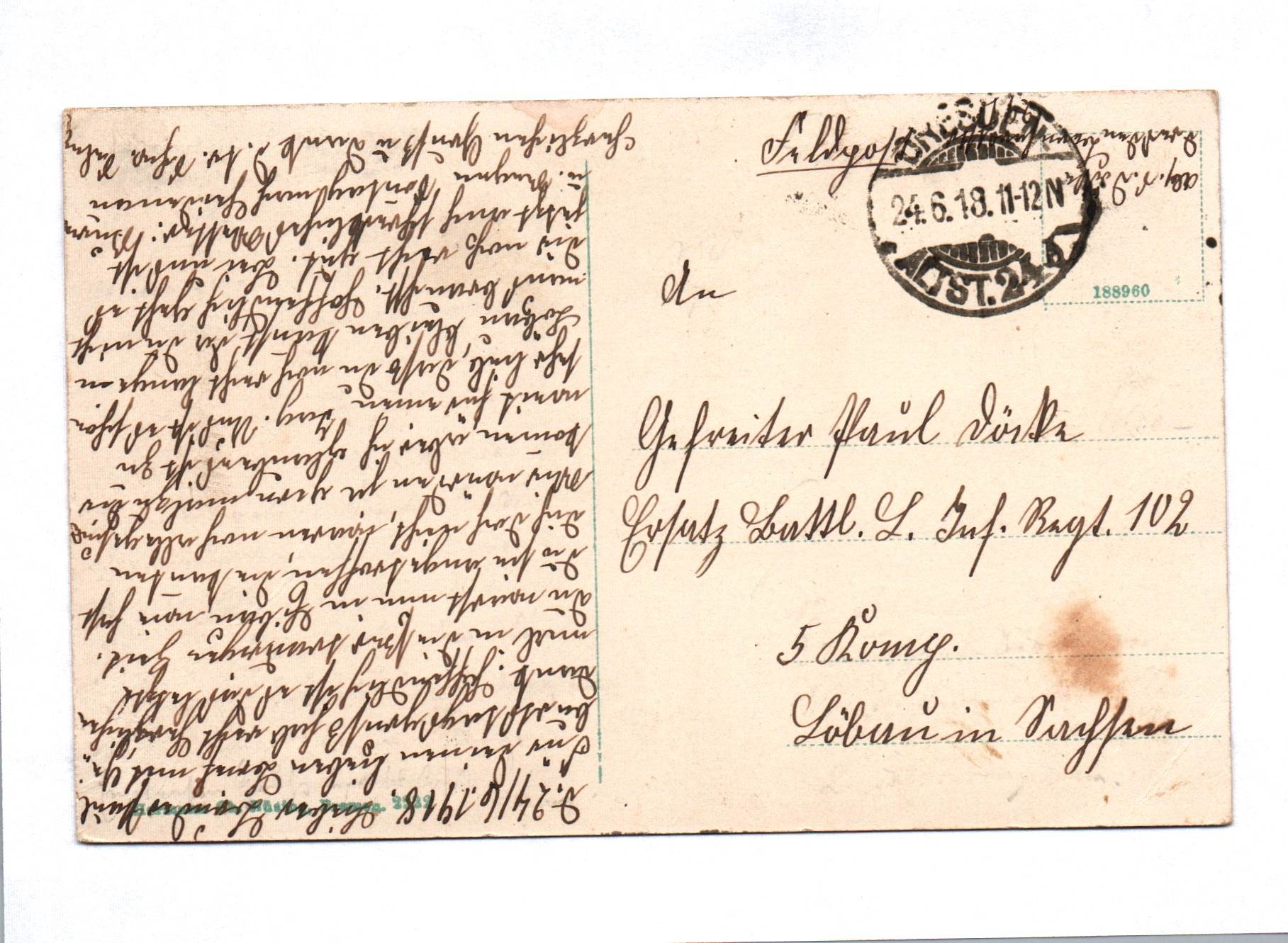 Ak Oldenburg Großherzogtum Schloß 1918