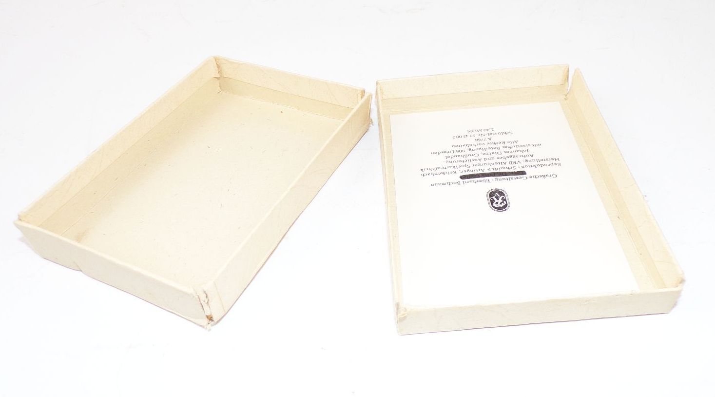 Dresden Quartettspiel kulturhistorische Bauten 1967 Forkel Pössneck 