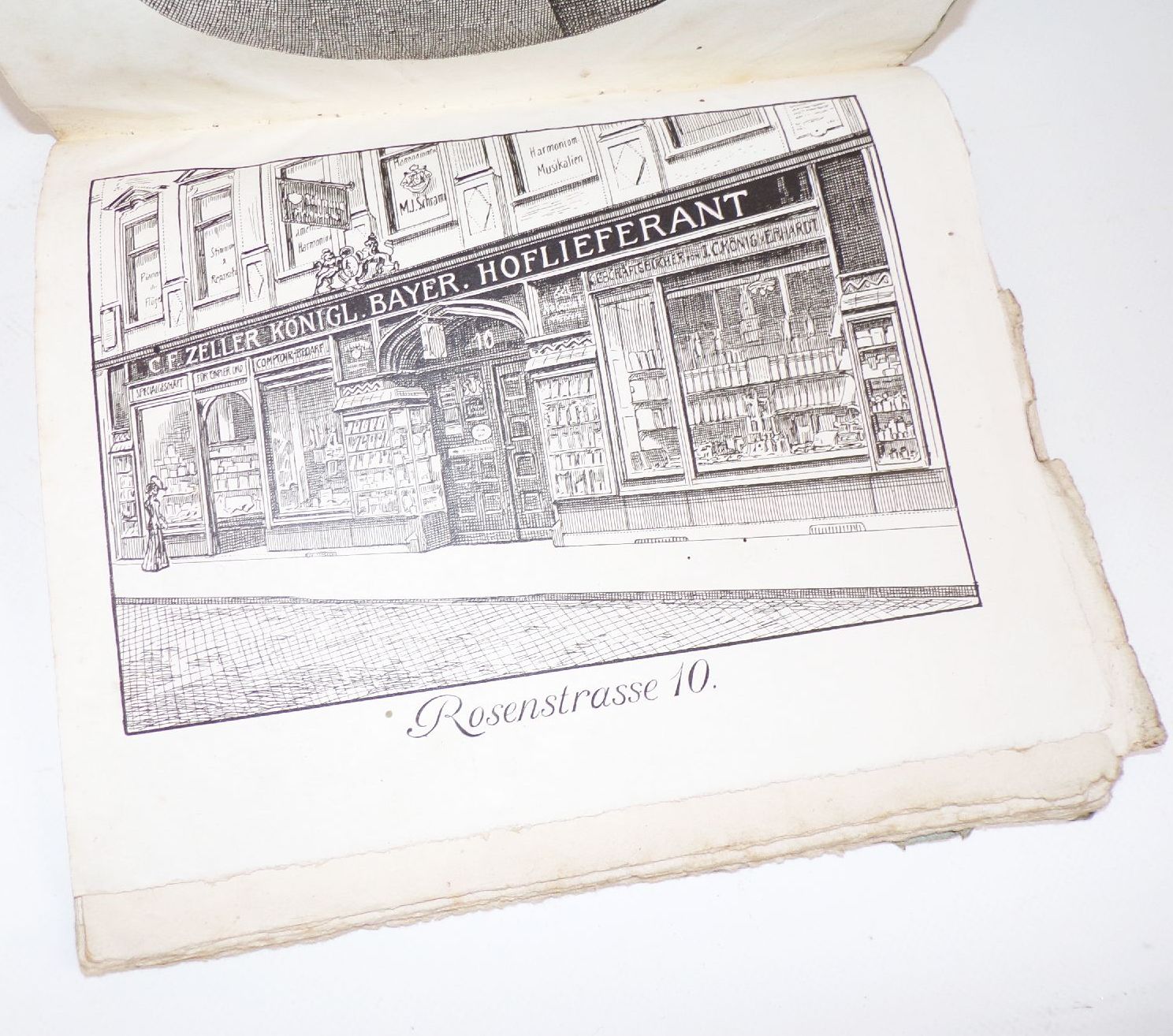 Firmenschrift Zeller München 1806 bis 1906 Geschäftserinnerungsbuch Braun 