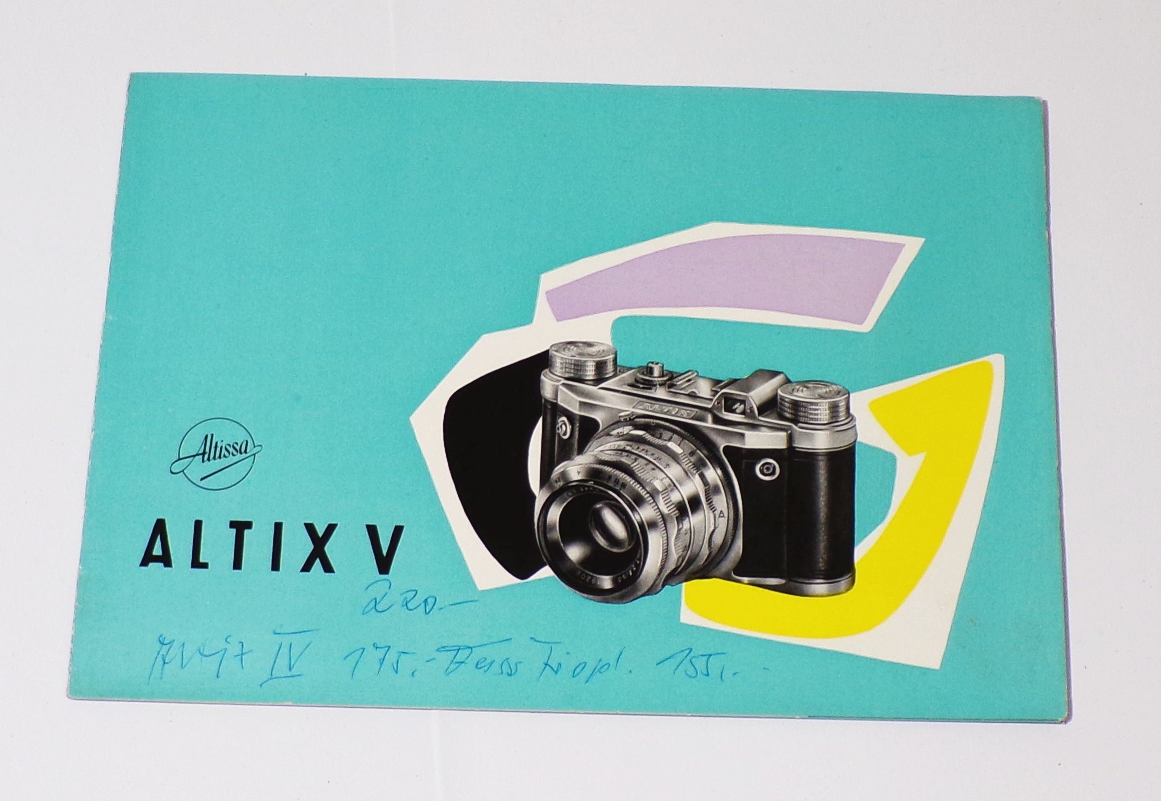 Altix V Altissa Fotoapparat Kamera 1956